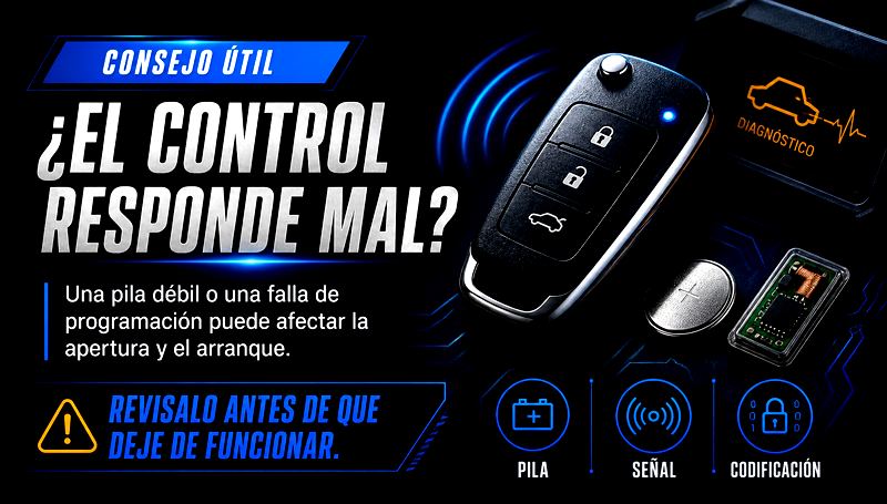 Consejo sobre el control codificado del vehículo